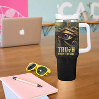 Egypt Eye of Horus Tumbler With Handle Truth Know Thyself