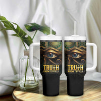 Egypt Eye of Horus Tumbler With Handle Truth Know Thyself