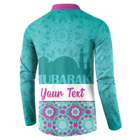 Personalised Eid Mubarak Button Sweatshirt Eid al-Fitr