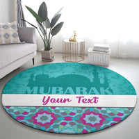 Personalised Eid Mubarak Round Carpet Eid al-Fitr