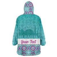 Personalised Eid Mubarak Wearable Blanket Hoodie Eid al-Fitr