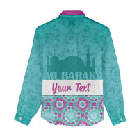 Personalised Eid Mubarak Women Casual Shirt Eid al-Fitr