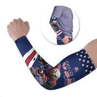 Custom USA Ice Hockey Arm Sleeves Eagle Mascot