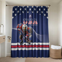 USA Ice Hockey Bathroom Set Eagle Mascot