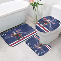 USA Ice Hockey Bathroom Set Eagle Mascot