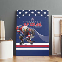 USA Ice Hockey Canvas Wall Art Eagle Mascot