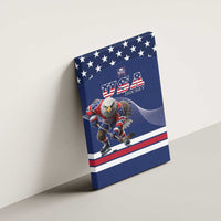 USA Ice Hockey Canvas Wall Art Eagle Mascot
