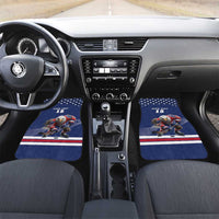 Custom USA Ice Hockey Car Mats Eagle Mascot