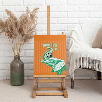 Custom Ivory Coast Football Canvas Wall Art Come On Elephants