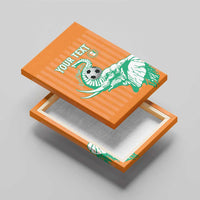 Custom Ivory Coast Football Canvas Wall Art Come On Elephants