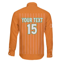 Custom Ivory Coast Football Family Matching Long Sleeve Bodycon Dress and Hawaiian Shirt Come On Elephants