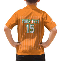 Custom Ivory Coast Football Family Matching Off The Shoulder Long Sleeve Dress and Hawaiian Shirt Come On Elephants