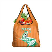 Custom Ivory Coast Football Grocery Bag Come On Elephants