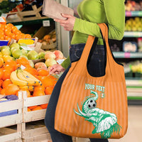 Custom Ivory Coast Football Grocery Bag Come On Elephants