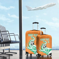 Custom Ivory Coast Football Luggage Cover Come On Elephants