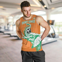 Custom Ivory Coast Football Men Tank Top Come On Elephants
