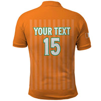 Custom Ivory Coast Football Polo Shirt Come On Elephants