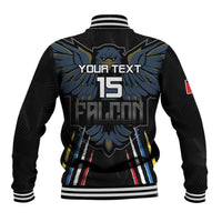 Custom Antigua and Barbuda Cricket Baseball Jacket Come On Falcons