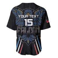 Custom Antigua and Barbuda Cricket Baseball Jersey Come On Falcons