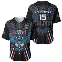 Custom Antigua and Barbuda Cricket Baseball Jersey Come On Falcons