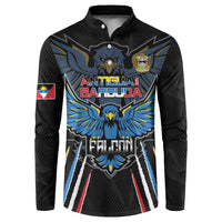 Custom Antigua and Barbuda Cricket Button Sweatshirt Come On Falcons