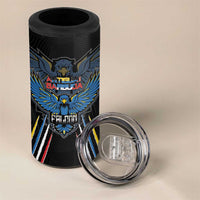 Custom Antigua and Barbuda Cricket 4 in 1 Can Cooler Tumbler Come On Falcons
