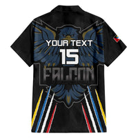 Custom Antigua and Barbuda Cricket Family Matching Off The Shoulder Long Sleeve Dress and Hawaiian Shirt Come On Falcons