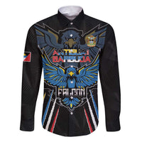 Custom Antigua and Barbuda Cricket Family Matching Short Sleeve Bodycon Dress and Hawaiian Shirt Come On Falcons