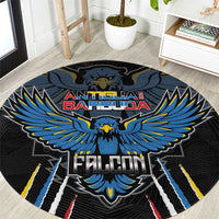 Antigua and Barbuda Cricket Round Carpet Come On Falcons