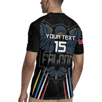 Custom Antigua and Barbuda Cricket Rugby Jersey Come On Falcons