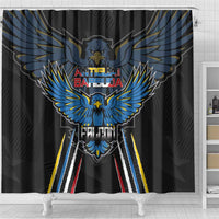 Antigua and Barbuda Cricket Shower Curtain Come On Falcons