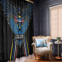 Antigua and Barbuda Cricket Window Curtain Come On Falcons