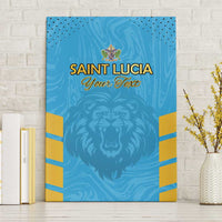 Custom Saint Lucia Cricket Canvas Wall Art Go Beinspired