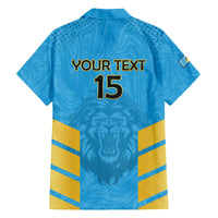 Custom Saint Lucia Cricket Family Matching Off The Shoulder Long Sleeve Dress and Hawaiian Shirt Go Beinspired