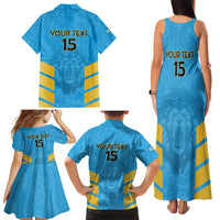 Custom Saint Lucia Cricket Family Matching Tank Maxi Dress and Hawaiian Shirt Go Beinspired