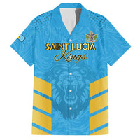 Custom Saint Lucia Cricket Family Matching Tank Maxi Dress and Hawaiian Shirt Go Beinspired