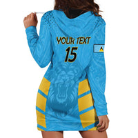 Custom Saint Lucia Cricket Hoodie Dress Go Beinspired