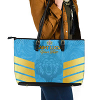 Custom Saint Lucia Cricket Leather Tote Bag Go Beinspired