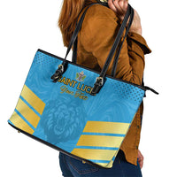 Custom Saint Lucia Cricket Leather Tote Bag Go Beinspired