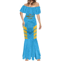 Custom Saint Lucia Cricket Mermaid Dress Go Beinspired