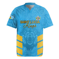 Custom Saint Lucia Cricket Rugby Jersey Go Beinspired