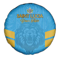 Custom Saint Lucia Cricket Spare Tire Cover Go Beinspired