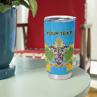 Custom Saint Lucia Cricket Tumbler Cup Go Beinspired