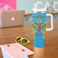 Custom Saint Lucia Cricket Tumbler With Handle Go Beinspired