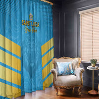 Custom Saint Lucia Cricket Window Curtain Go Beinspired