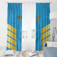 Custom Saint Lucia Cricket Window Curtain Go Beinspired