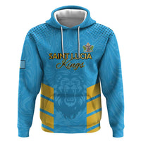 Custom Saint Lucia Cricket Zip Hoodie Go Beinspired