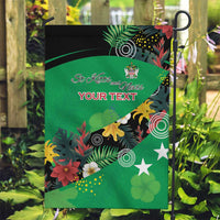 Custom St Kitts and Nevis Cricket Garden Flag Tropical Flowers Jersey