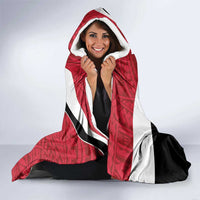 Personalized Haiti Hooded Blanket Flag 1964 Coat Of Arms - Polynesian Style