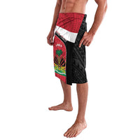 Personalized Haiti Lavalava Flag 1964 Coat Of Arms - Polynesian Style - Wonder Print Shop